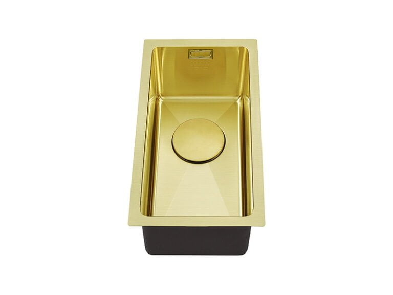1810 Zenuno15 200U Gold Brass Undermount Sink
