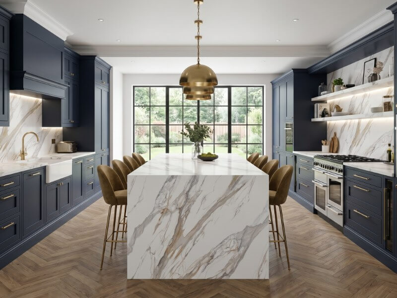 Barcelona 3D Quartz Worktop NOB-BAR3D